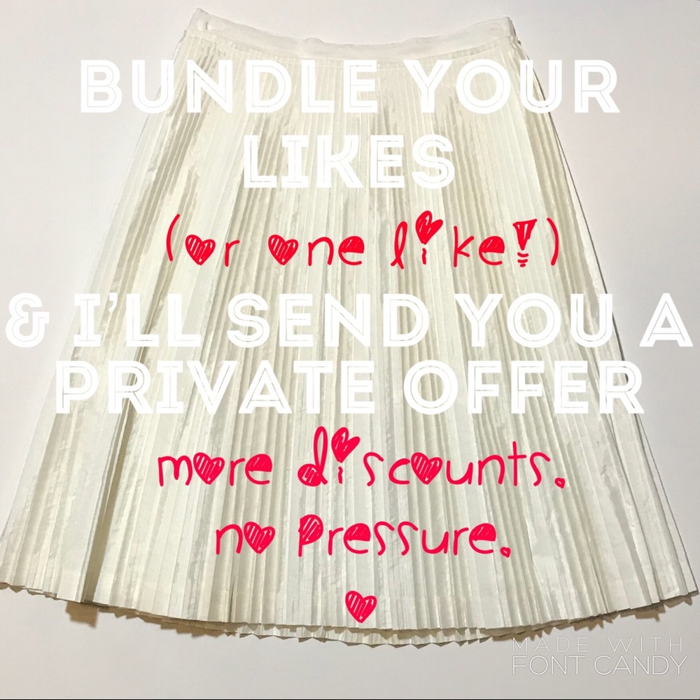 Make an Offer! Make a Bundle! Make a Friend!